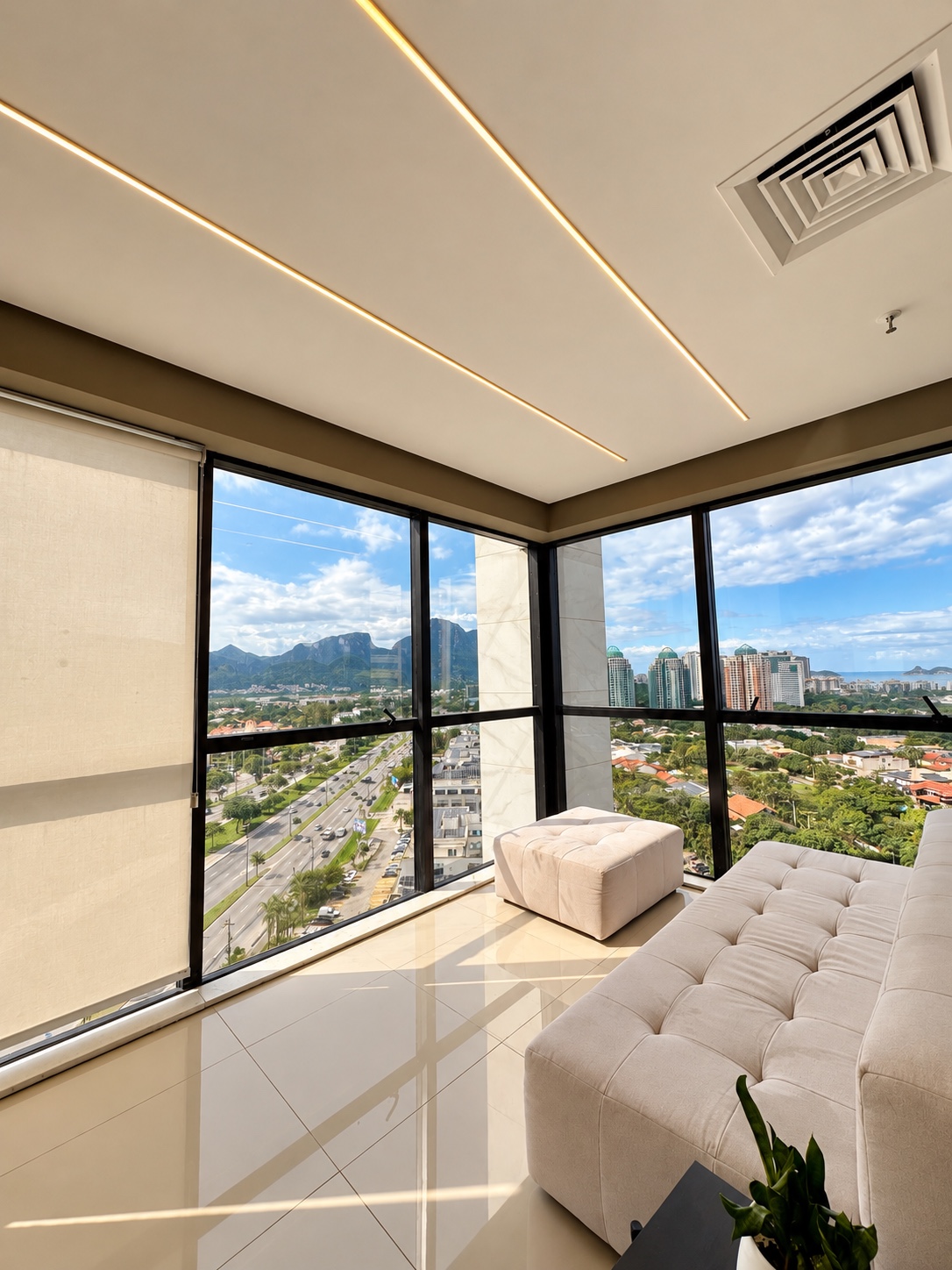 Vista do Studio da unidade Barra da Tijuca do Studio Raissa Velasco